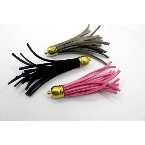 Natural Mixed Color Leather Pendant For necklace Fashion jewelry making Christmas Gift 10pcs/lot