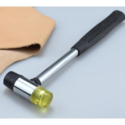 Rubber Hammer Install Leather Pressure Bonding Tool Metal Handle