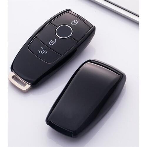 TPU Car Key Case Cover Key Protection Shell For Mercedes Benz Accessories W204 W203 W205 W210 W211 W202 AMG C Woman Man Key Bag