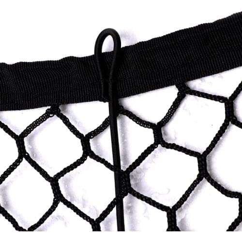 X7AE 100x70cm Universal Car Luggage Storage Cargo Organizer Nylon Elastic Mesh Net w/4 Hooks
