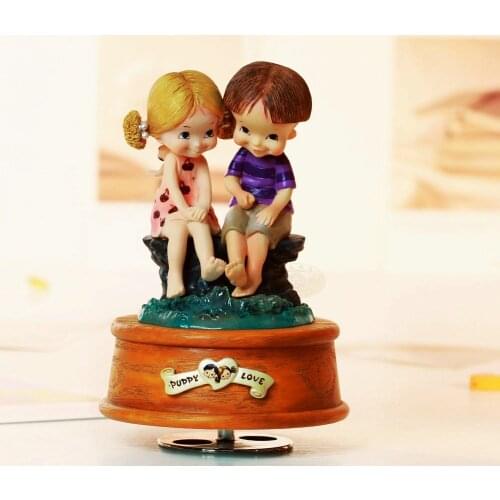 Rotating decorations music box music box birthday wedding Christmas gift girlfriend gifts free shipping