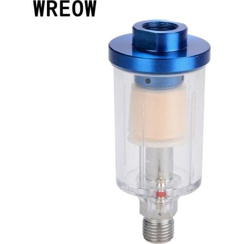 1PCS 1/4'' NPT Oil Water Separator Inline Air Hose Filter Moisture Trap For Compressor Spray Paint Gun airbrush filter Tool