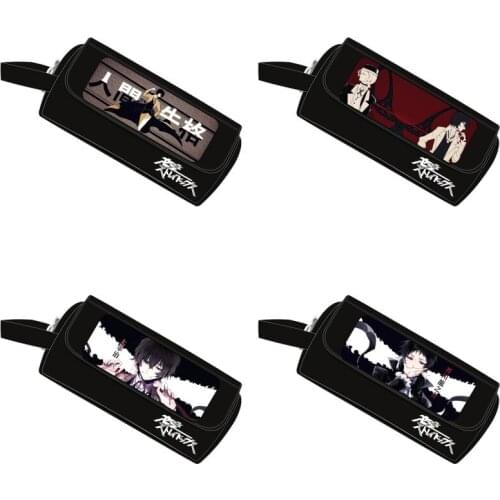 1pcs Anime Cartoon Bungou Stray Dogs Student Stationery Holder Pencil Case Pen Bag Cosplay Prop Decor Boy Girl Gift