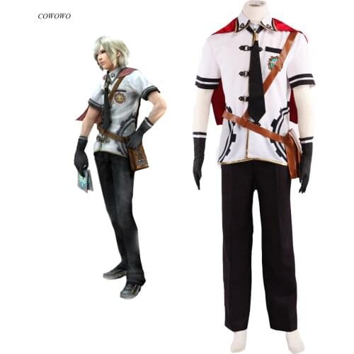 Anime! Final Fantasy:Type-0 Suzaku Peristylium Class Zero NO.1 Ace Summer School Uniform Cosplay Costume Halloween Custom-Made