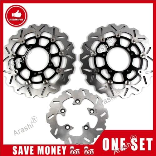 Arashi 1 Set For SUZUKI GSXR1000 2001 - 2014 CNC Front Rear Brake Disc Rotors GSXR GSX R 1000 GSX1000R 2002 2003 2004 2005 2006