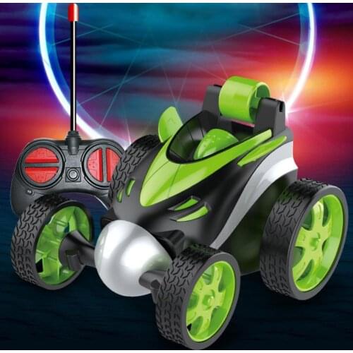 Wireless Remote Control 360 Degree Rotation Stunt Racing Toy Car Kids Gifts