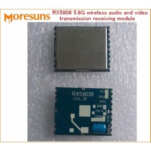 Fast Free Ship RX5808 5.8G wireless audio and video transmission receiving module wireless aerial image module FPV 8 channel