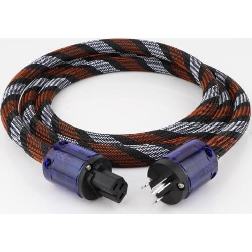 D5037 6N OFC Copper US AC Power Cord Cable HIFI Power Extension Cable Audiophile Power Cord Cable AC Mains Power Cable