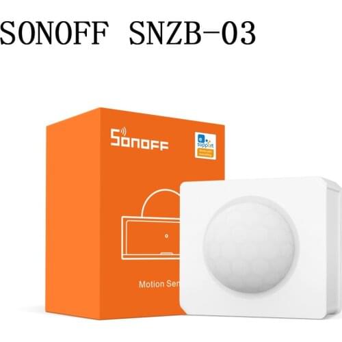 SONOFF SNZB-03 ZigBee Motion Sensor Detect Motion Trigger Alarm Alert Notifaication Works with SONOFF ZigBee Bridge eWeLink APP