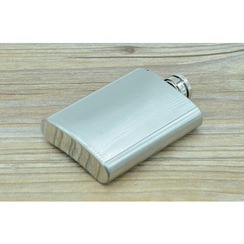 By dhl 100pcs Hip Flask 3.5oz Stainless Steel Portable Liquor Wine Hip Flask Whisky Alcohol Cap Funnel Drinkware