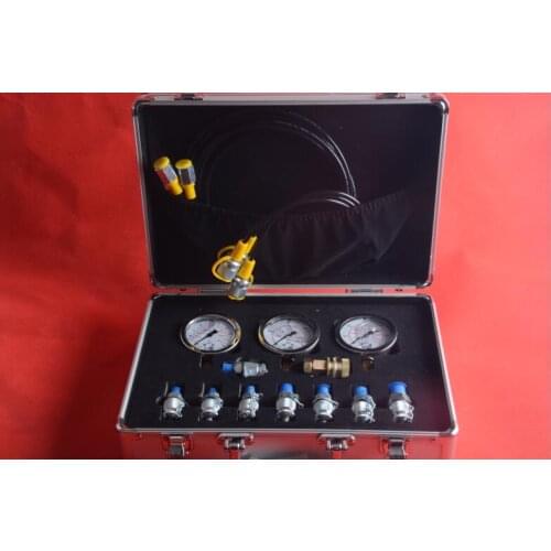 XZTK-60M Excavator Hydraulic Pressure Test Kit Hydraulic tester Test coupling For Excavator Pressure Guage