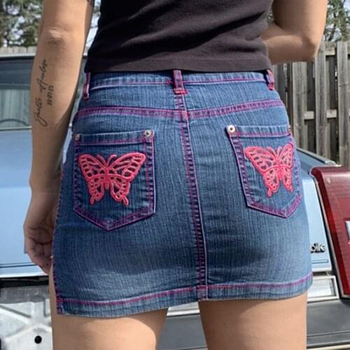 Imcute Denim Skirts For Women