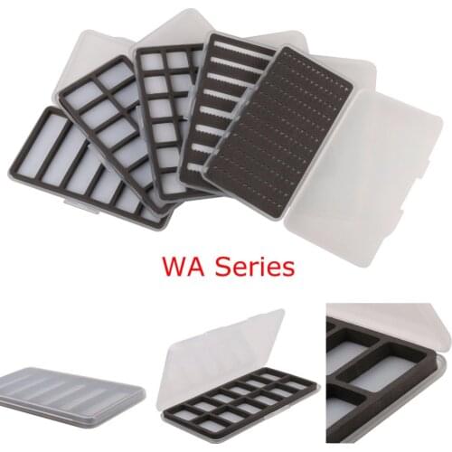 Maximumcatch 1-3 Pieces Fly Fishing Box Super Slim With Foam Insert Transparent Hook Box Fly Box