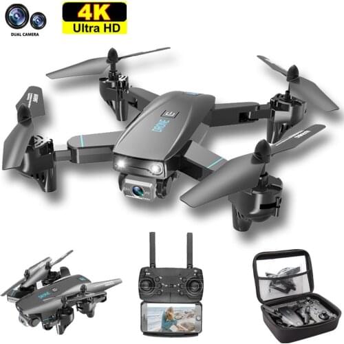 New Drone With 4K Dual Camera S173 RC Helicopter Photography Professional Foldable RC Quadcopter WIFI FPV Dron Childrens Toy