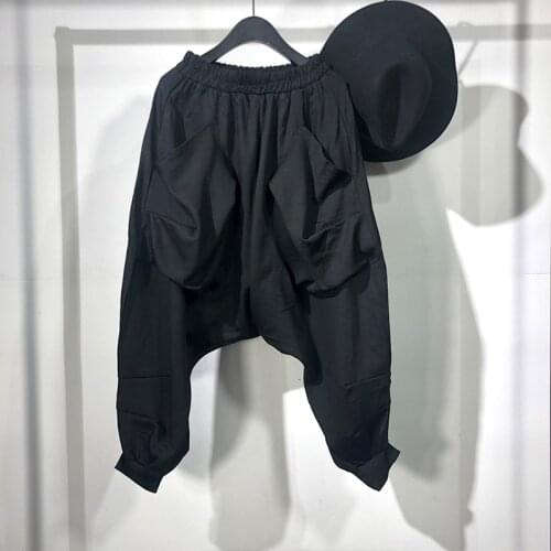 Owen Seak Men Casual Cross Pants High Street Wear Mens Clothing Sweatpants Spring Harem Pants