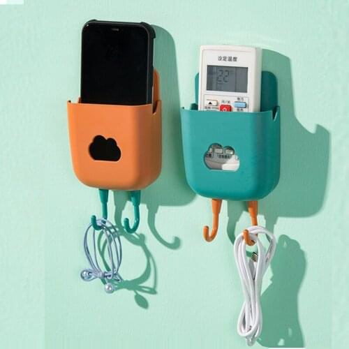 Wall-Mounted Storage Box Remote Control Storage Box air Conditioning Remote Control TV Storage Box Phone Holder