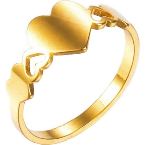 2021 New Womens Stainless Steel Ring "Love" Logo Fashion Style Jewelry