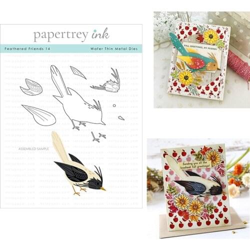 New Arrival Bird Cut Die Feathered Friends Metal Cutting Dies Mold Decoration Scrapbook Paper Craft Knife Mould Blade Punch