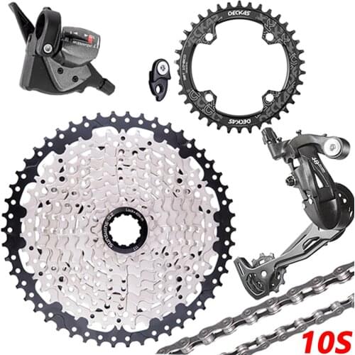 ZTTO MTB 1*10 Speed Groupset shifter Rear Derailleur 10s 40T 42T 46T 50T Cassette K7 Sprocket 10s 10V chain for m610 m670 x5 x7