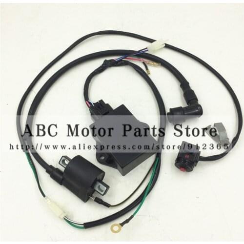 Complete Wire Wiring Harness Loom W150cc ZS155cc PIT PRO Trail Dirt Bike