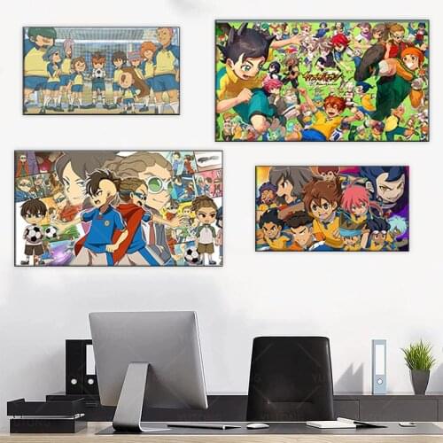Inazuma Eleven Poster Wall Art Decoration prints Canvas for Dorm living room Home kids bedroom decor Painting