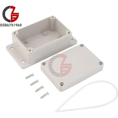 Durable ABS Plastic Dust/Waterproof Electronic Enclosure Project PCB Box Case Cover SHell 100x68x50mm Electrical Connector