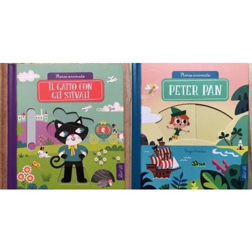 Random 1 Book Parent Child Kids Toddler Baby Italian Book Early Education Cute Picture Story Game Toys Cardboard Libros Age 1 up