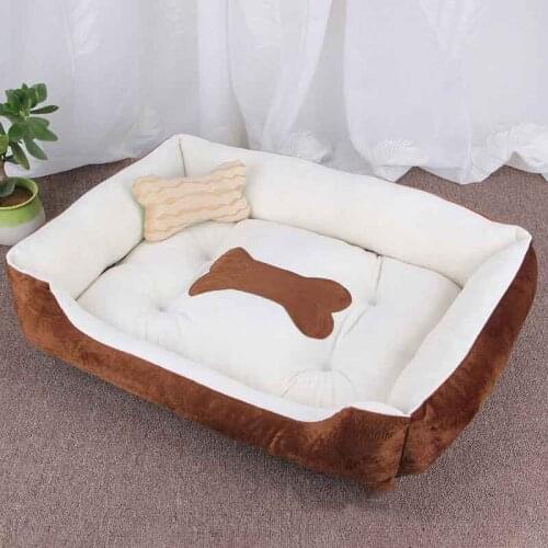 Cat Warm Bed For Dogs Dog Beds For Large Dogs Honden Deken Dog Kennels Cages Sofas Waterproof Bottom Soft Fleece Warm Cushion