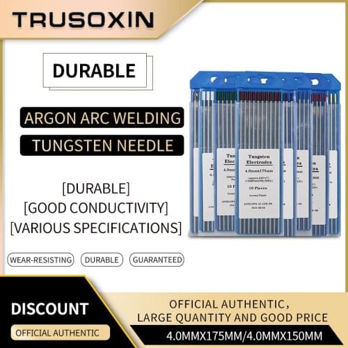 10 pcs Tungsten Electrode Head Tungsten Needle/Wire for the TIG WSME SUPER Welding Machine