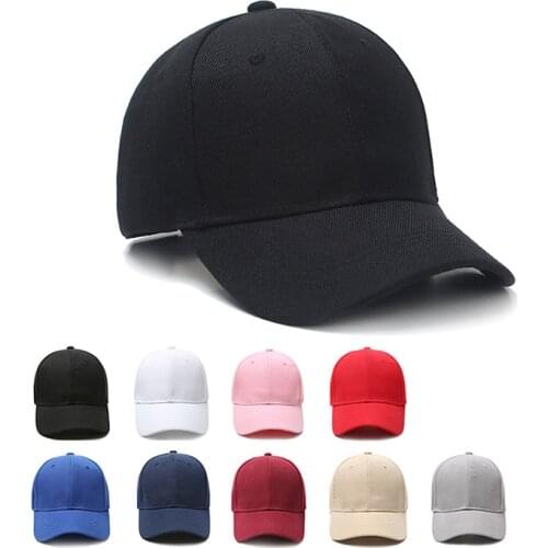 Polyester Cap Baseball Cap for Women Four Seasons Universal Hat Fashion Peaked Cap Outdoor Leisure Hat Hip Hop Wholesale