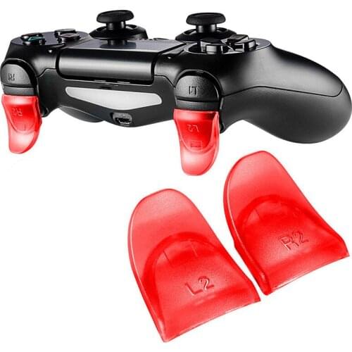 1 Pairs L2 R2 Buttons Trigger Extenders Gamepad Pad for PlayStation 4 PS4/PS4 Slim/Pro Game Controller Accessories