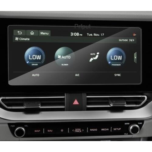 10.25 Inch Car Styling GPS Navigation Screen Glass Protect Film Sticker For KIA NIRO 2020-Present Internal Auto Accessory
