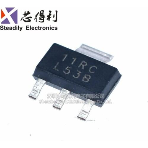 10pcs/lot New LM2940IMPX-5.0 LM2940IMP-5.0 L53b SOT-223 Stabilized Linear IC