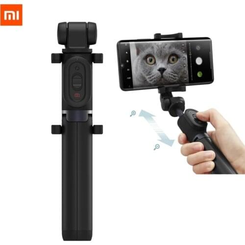 2021 Original Xiaomi Mijia Mi Zoom Tripod Selfie Sticks with bluetooth Remote Foldable Extendable Monopod for iOS Android Travel