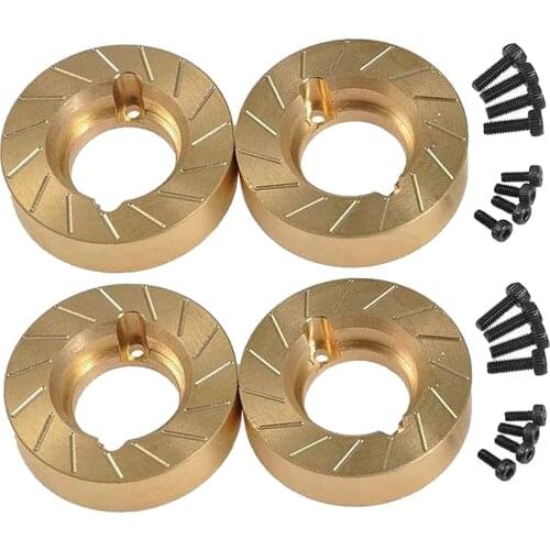 4PCS Brass RC Wheel Knuckle Steering Internal Counterweight for 1/10 RC Cars
