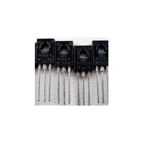 50 pairs 2SD882+2SB772 TO-126 D882 B772 PNP NPN Power Transistors sold by bag 100 pcs a bag