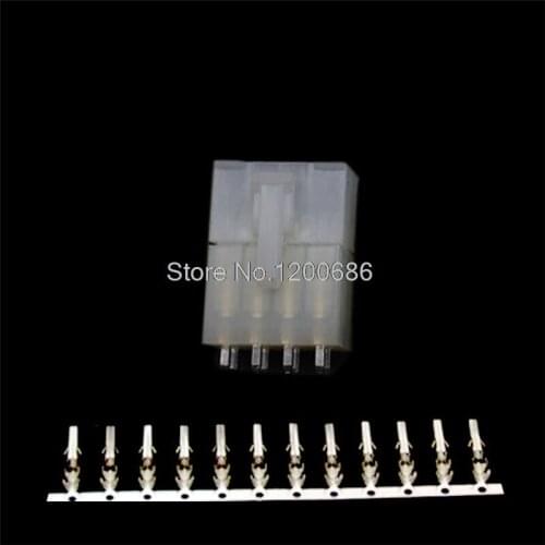8Pin Automotive Connector 5557/5569 Connector 4.2MM Set Plug Terminal white