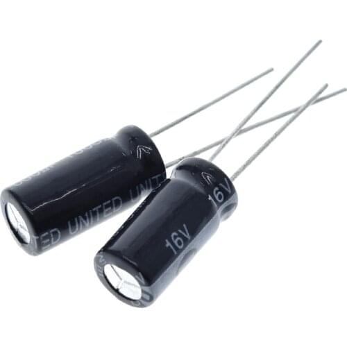 1000 uF 16 V 8*16 DIP aluminum Electrolytic capacitor 100pcs 1000uF 16V 16V 1000uF 16 V 1000 uF