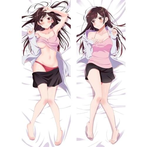 Anime Rent A Girlfriend Ichinose Mizuhara Chizuru Pillow Case Cosplay Dakimakura Hugging Body