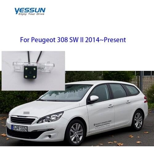 Yessun Car Rear View camera For Peugeot 308 SW II 2014 2015 2016 2017 2018 2019 CCD backup camera /housing kits for peugeot 308