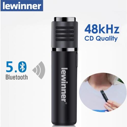 Lewinner SmartMic Wireless Bluetooth Microphone Radio Noise Reduction Real-time Short Video Vlog Recording Device For Vlogger