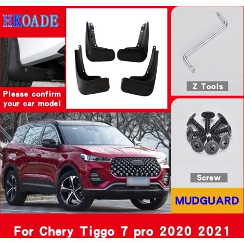 Car Fender Mud Flaps For Chery Tiggo 7 pro 2020 2021 Mudguards Splash Guards Fender Mudflaps Car Fender Accessories