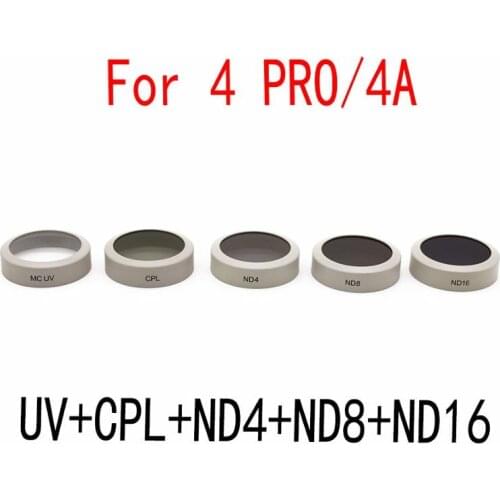 Lens filter for DJI Phantom 4 Pro V2.0 Advanced Drone Camera Neutral Density Round Polarization Filter Kit