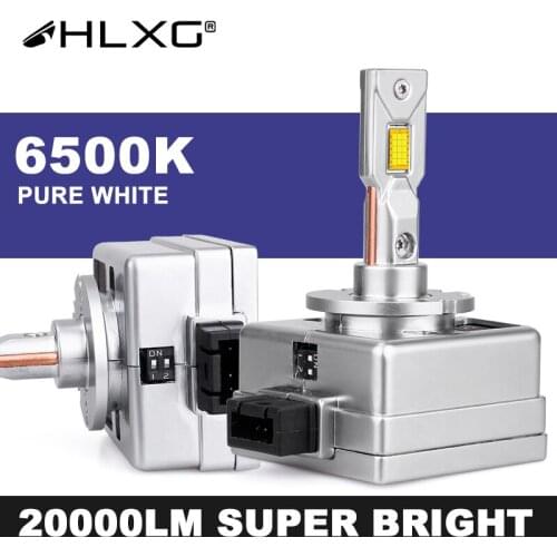 HLXG D1S D2S D3S D4S D1R D2R D3R D4R D5S D8S Car LED Headlight CanBus No Error LED Auto Bulb White 90W LED Lamp Conversion Kit