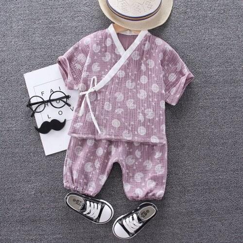 2020 Summer Clothes Sets Toddler Kids baby Casual Costume Newborn Girls Boys Clothes 2Pcs Children Clothing For 3M-3Y Boys