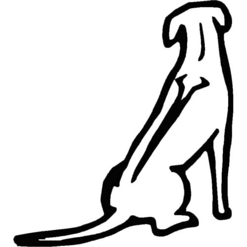 Personality Creative Car Sticker Rhodesian Ridgeback Dog Automobile Styling PVC Anti-UV Fashion Decal Accessories