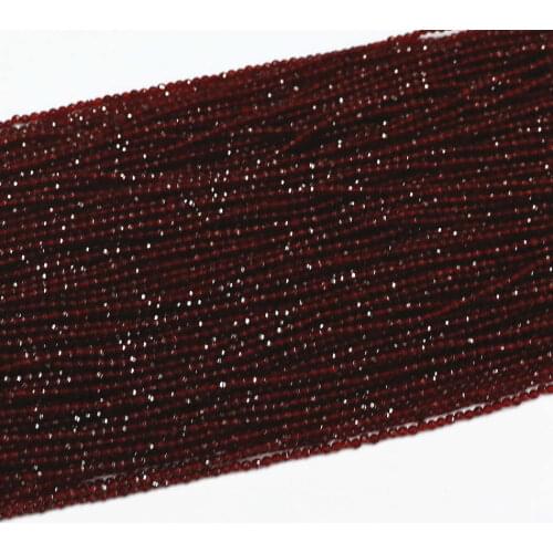 Multisize natural red agat stone carnelian onyx 2mm 3mm new round faceted beads hot diy jewelry 15" B469