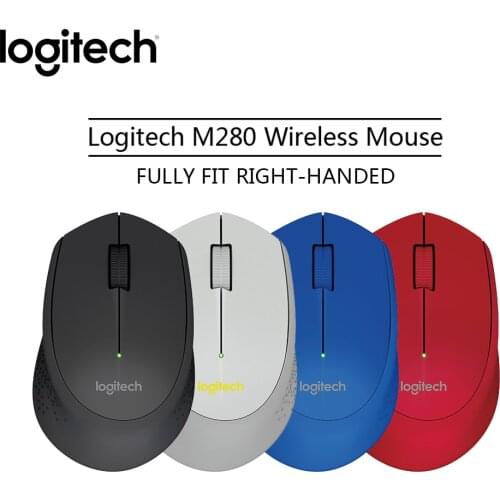Logitech M280 USB Wireless Mouse 1000DPI 2.4 GHz Mouse Wireless PC Portatile Computer Mouse Support Windows / Mac mouse logitech