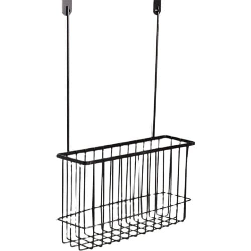 Over The Door Wall Mount Cabinet Organizer Storage Basket for Cutting Board Aluminum Foilrap in Kitchen Pantry Home Holder