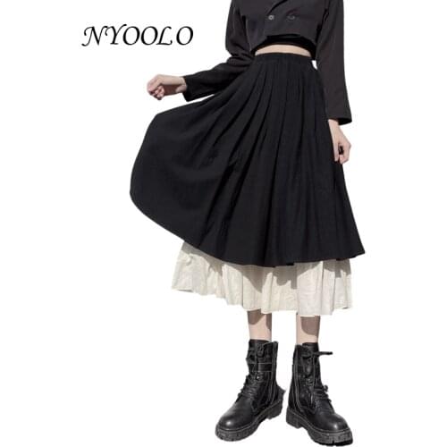 Женские юбки с высокой талией NYOOLO China At AliExpress